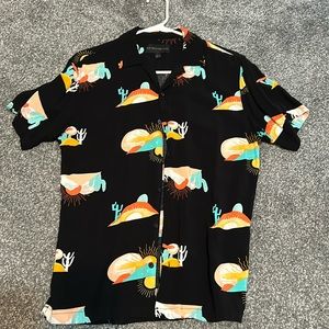 No Boundaries button up shirt